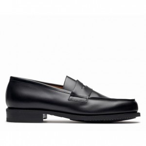 Paraboot Adonis Men's Loafers Black | CANADA 67859M