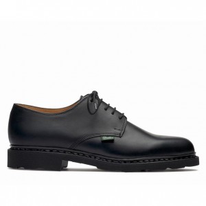 Paraboot Arles Men's Derby Shoes Black | CANADA 58472W