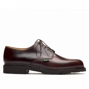 Paraboot Arles Men's Derby Shoes Burgundy | CANADA 42189L