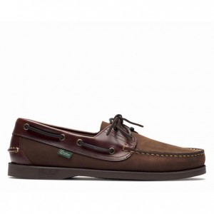 Paraboot Barth Men's Boat Shoes Dark Brown | CANADA 95830T