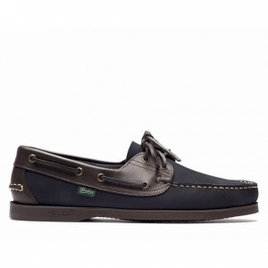 Paraboot Barth Men's Boat Shoes Navy | CANADA 64389R