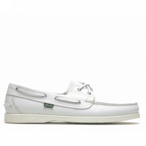 Paraboot Barth Men's Boat Shoes White | CANADA 42835R