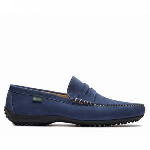 Paraboot Cabrio Men's Loafers Blue | CANADA 61023N