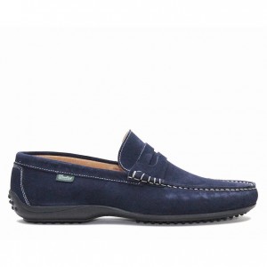 Paraboot Cabrio Men's Loafers Blue | CANADA 43095O