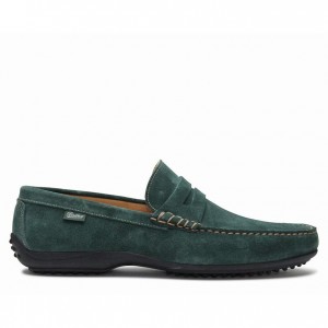 Paraboot Cabrio Men's Loafers Green | CANADA 39120W