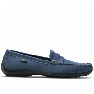 Paraboot Corvette Women's Loafers Blue | CANADA 40167R