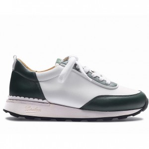 Paraboot Cosmos F Women's Sneakers White / Green | CANADA 75643A