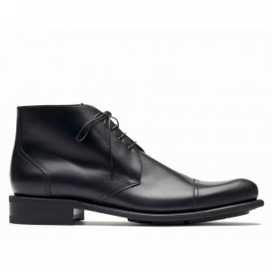 Paraboot Lorsen Men's Ankle Boots Black | CANADA 89701S