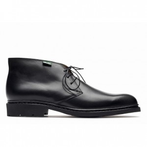 Paraboot Lully Men's Ankle Boots Black | CANADA 46370P