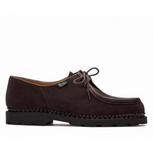 Paraboot Michael Men's Derby Shoes Dark Brown | CANADA 57480Z