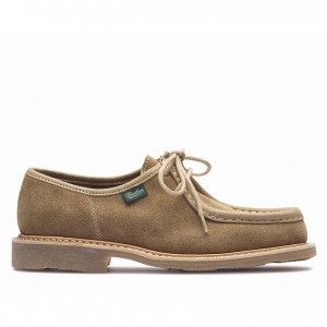 Paraboot Mirabelle Women's Derby Shoes Khaki | CANADA 60915K