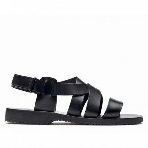 Paraboot Noumea Men's Sandals Black | CANADA 89641D