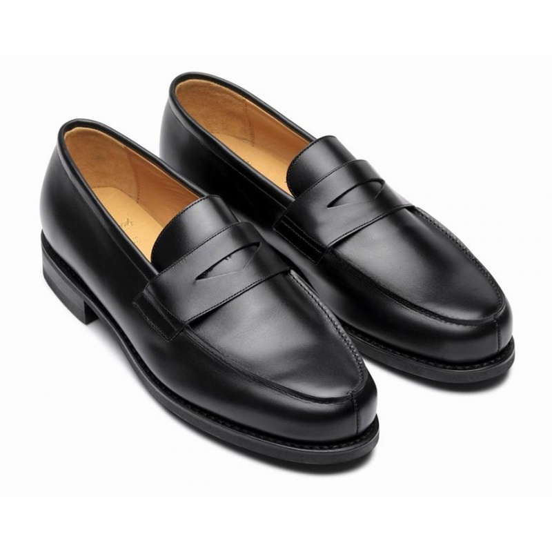 Paraboot Adonis Men's Loafers Black | CANADA 67859M