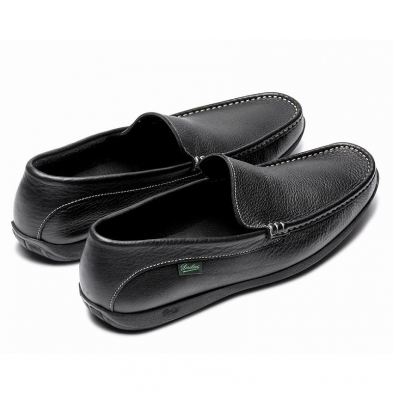 Paraboot Anvers Men's Loafers Black | CANADA 92513S