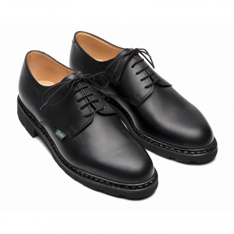 Paraboot Arles Men's Derby Shoes Black | CANADA 58472W