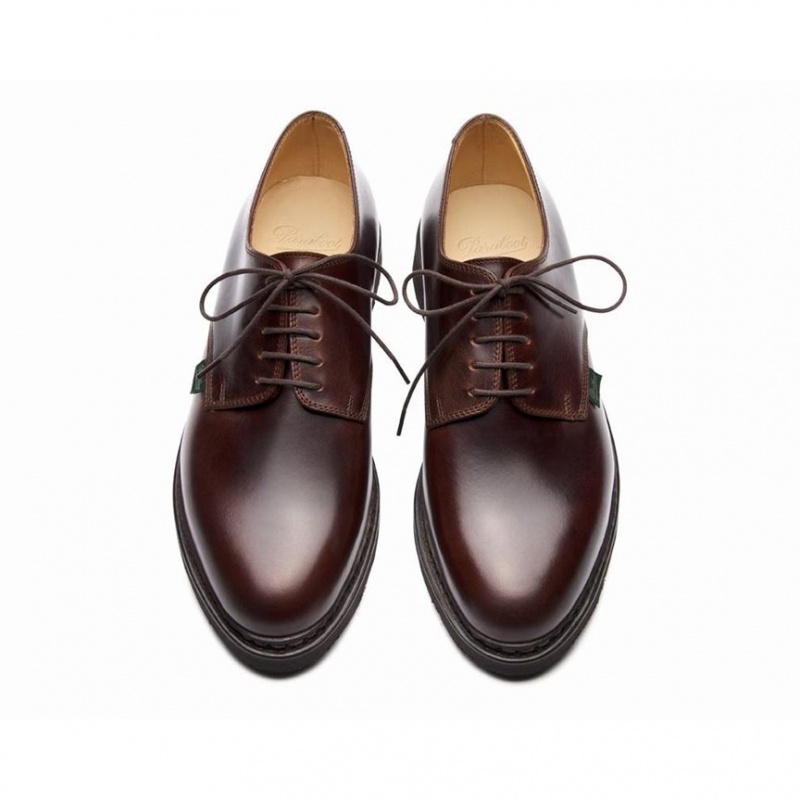 Paraboot Arles Men's Derby Shoes Burgundy | CANADA 42189L