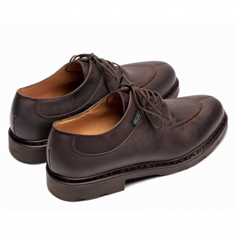 Paraboot Avignon Men's Derby Shoes Dark Brown | CANADA 48721X