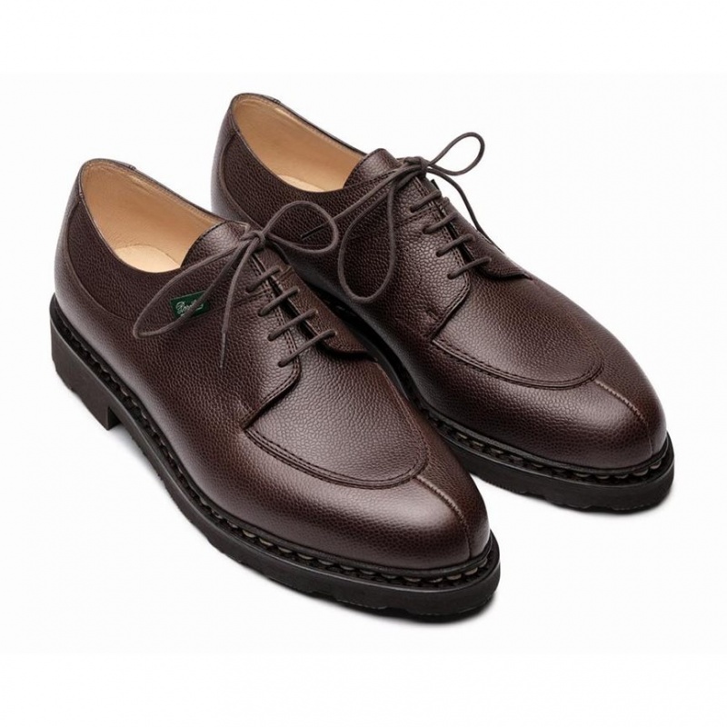 Paraboot Avignon Men's Derby Shoes Dark Brown | CANADA 02815R