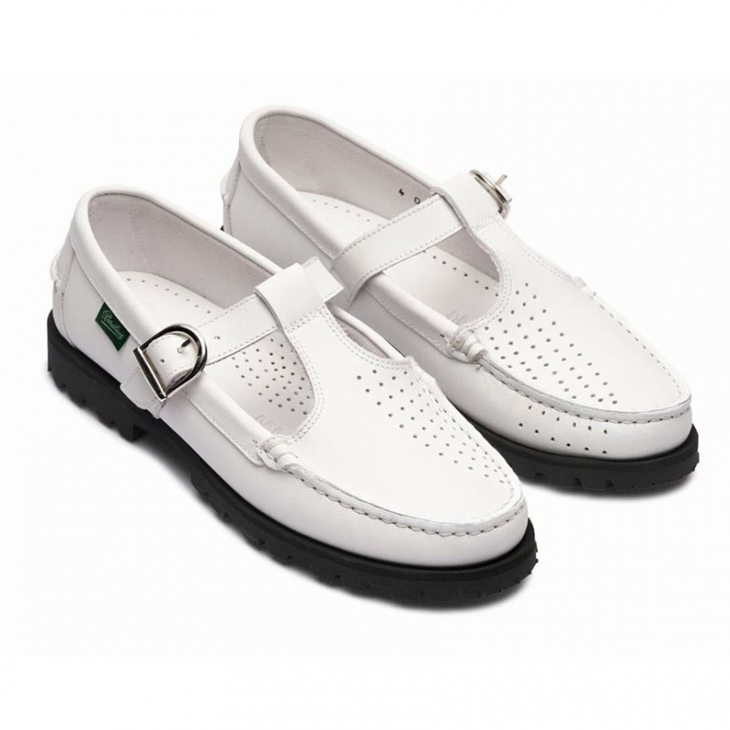 Paraboot Babord F Women's Boat Shoes White | CANADA 93624Z