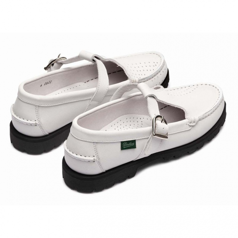 Paraboot Babord F Women's Boat Shoes White | CANADA 93624Z