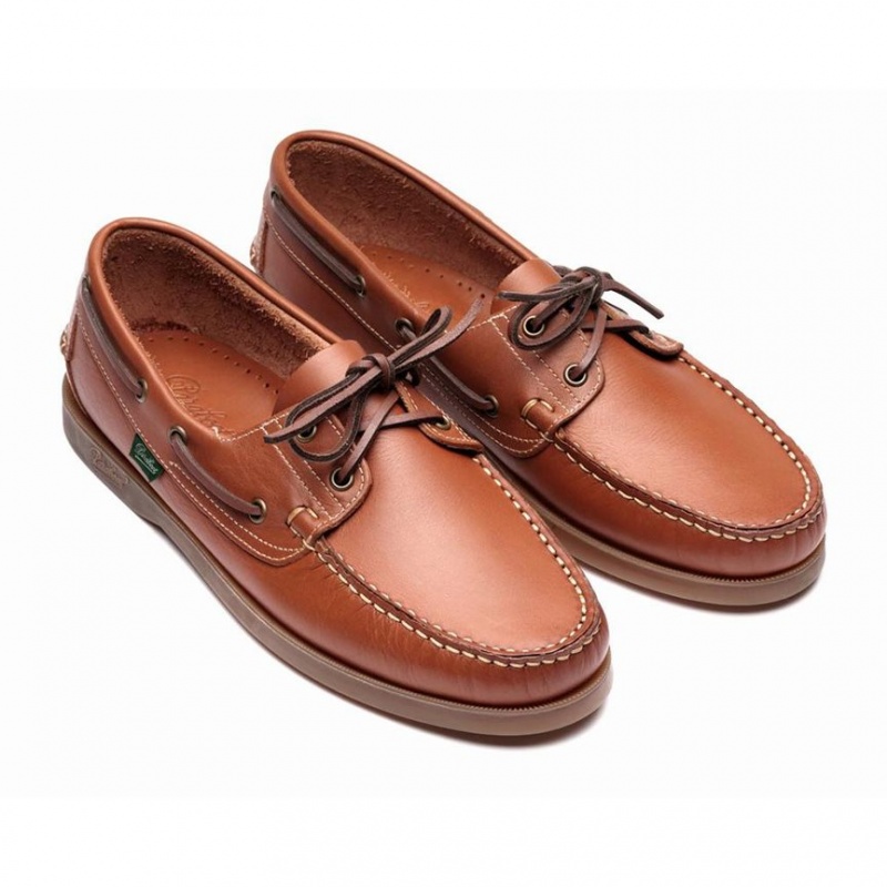 Paraboot Barth Men's Boat Shoes Brown | CANADA 19382S