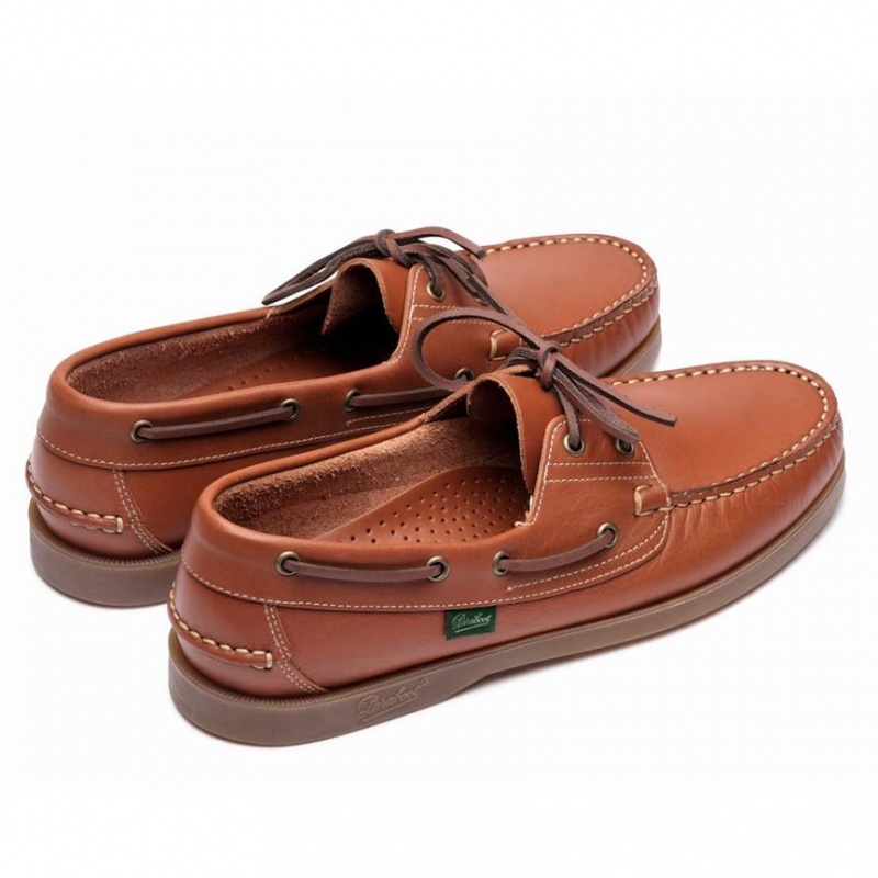 Paraboot Barth Men's Boat Shoes Brown | CANADA 19382S