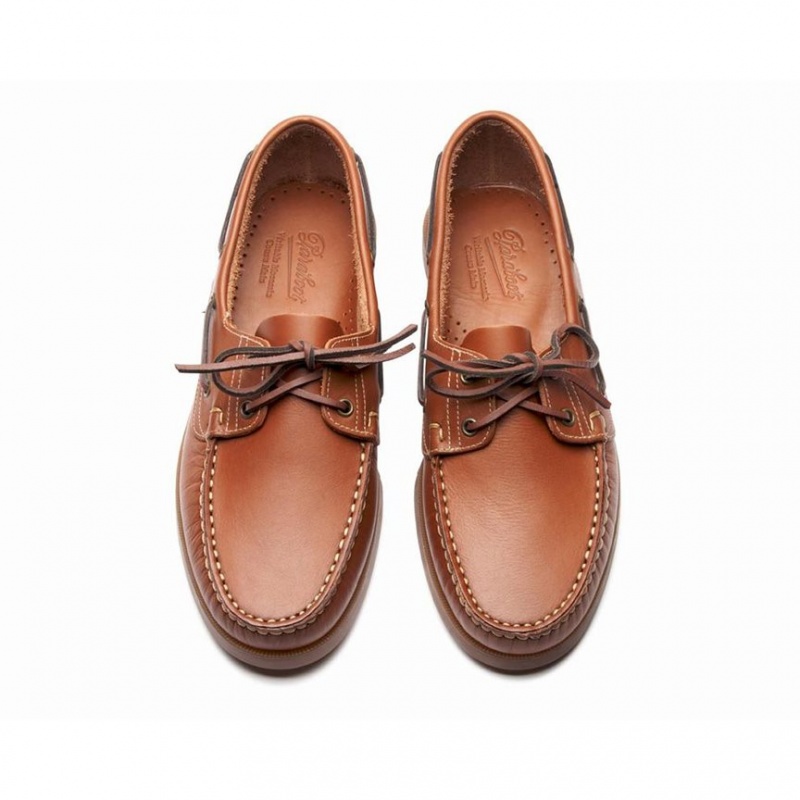 Paraboot Barth Men's Boat Shoes Brown | CANADA 19382S