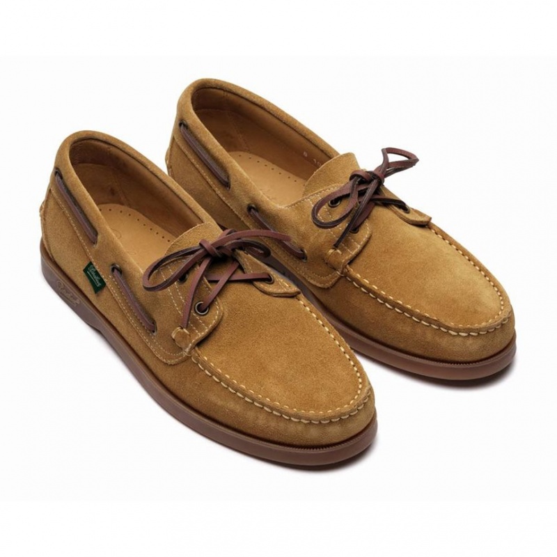 Paraboot Barth Men's Boat Shoes Brown | CANADA 03895T