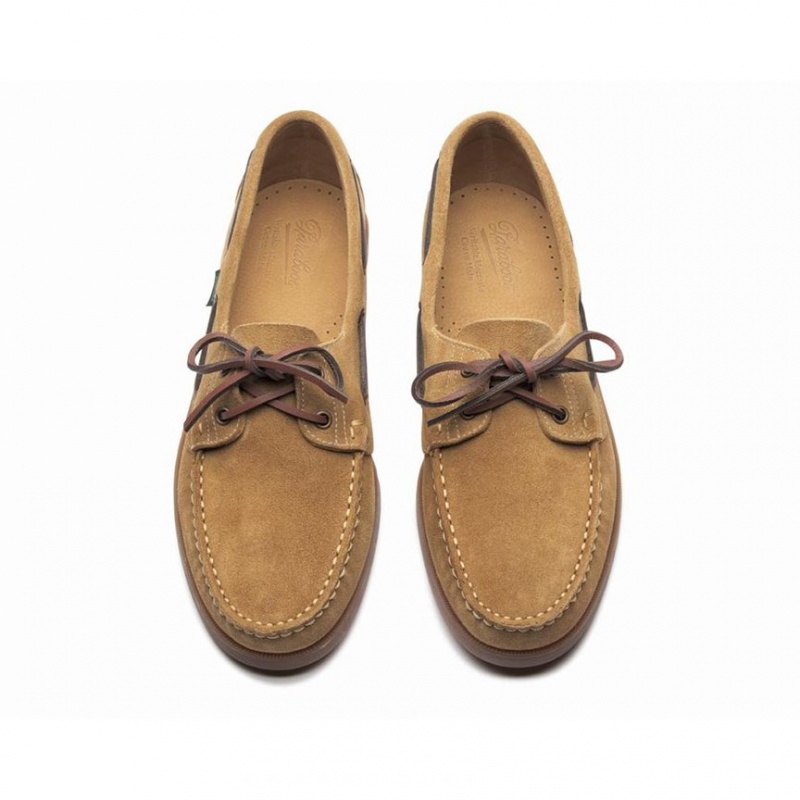 Paraboot Barth Men's Boat Shoes Brown | CANADA 03895T