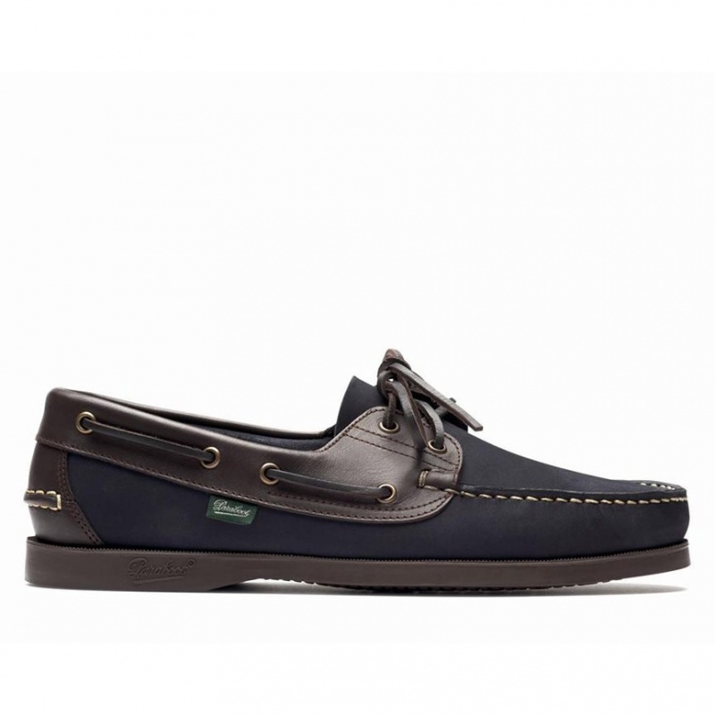 Paraboot Barth Men\'s Boat Shoes Navy | CANADA 64389R