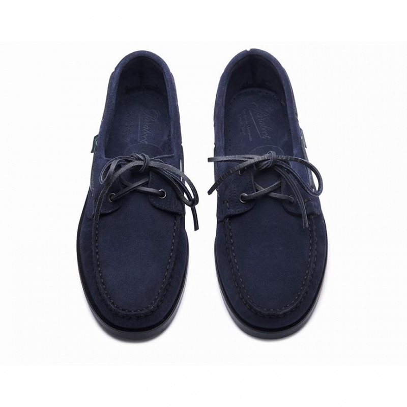 Paraboot Barth Men's Boat Shoes Navy | CANADA 92587W