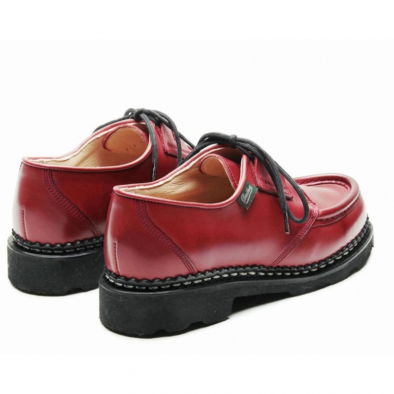 Paraboot Beaubourg Women's Derby Shoes Red | CANADA 01543D