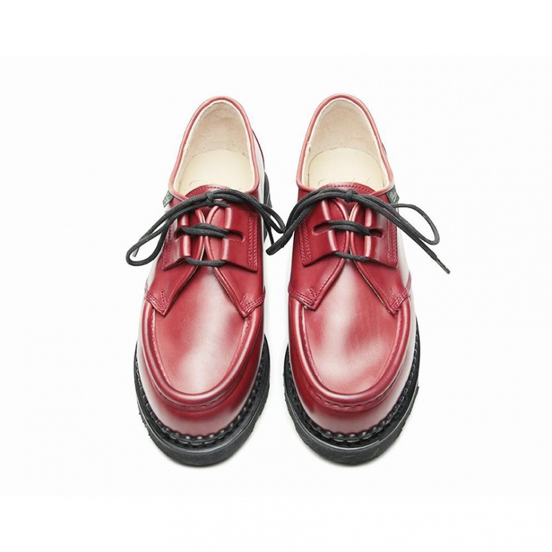 Paraboot Beaubourg Women's Derby Shoes Red | CANADA 01543D