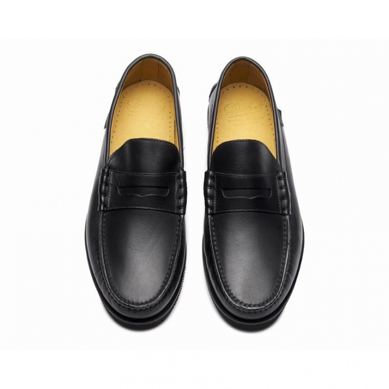 Paraboot Brighton Men's Loafers Black | CANADA 62189L