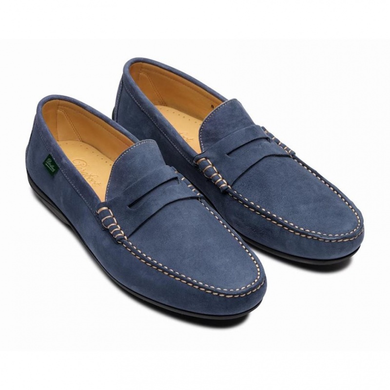 Paraboot Cabrio Men's Loafers Blue | CANADA 61023N