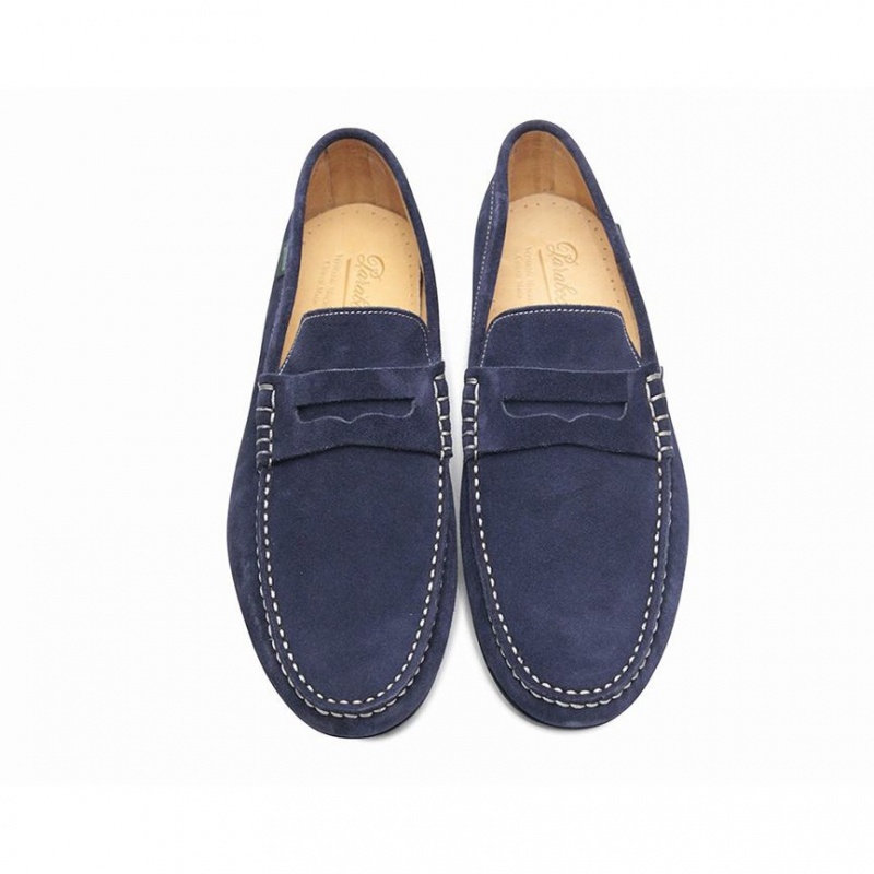 Paraboot Cabrio Men's Loafers Blue | CANADA 43095O