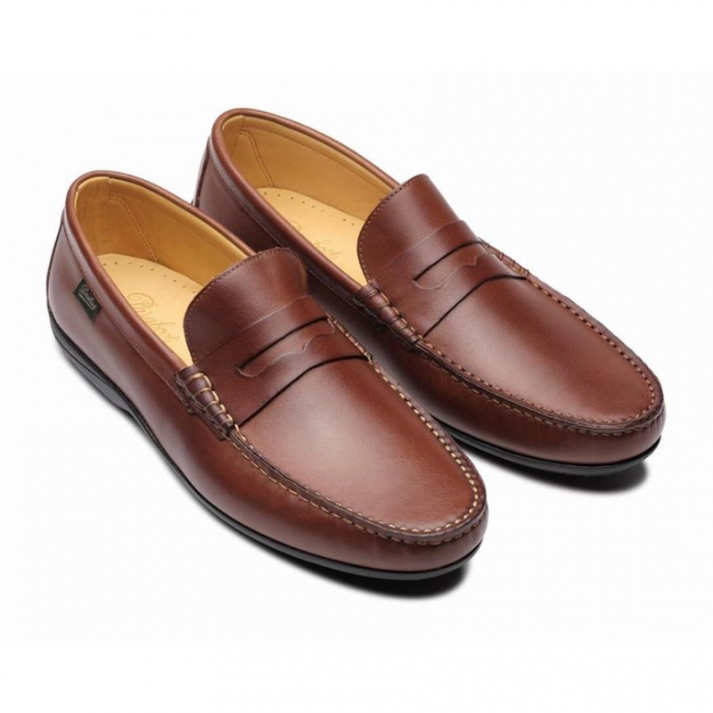 Paraboot Cabrio Men's Loafers Brown | CANADA 69240L