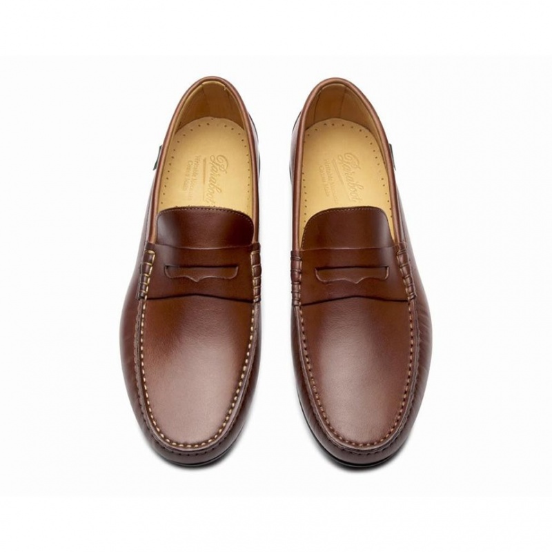 Paraboot Cabrio Men's Loafers Brown | CANADA 69240L