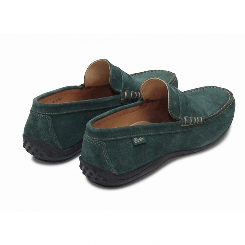 Paraboot Cabrio Men's Loafers Green | CANADA 39120W