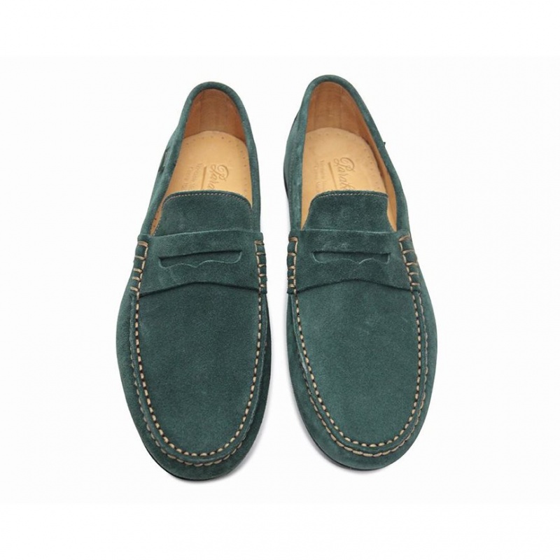 Paraboot Cabrio Men's Loafers Green | CANADA 39120W