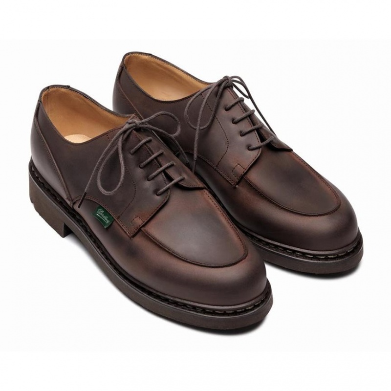 Paraboot Chambord Men's Derby Shoes Dark Brown | CANADA 43721Q