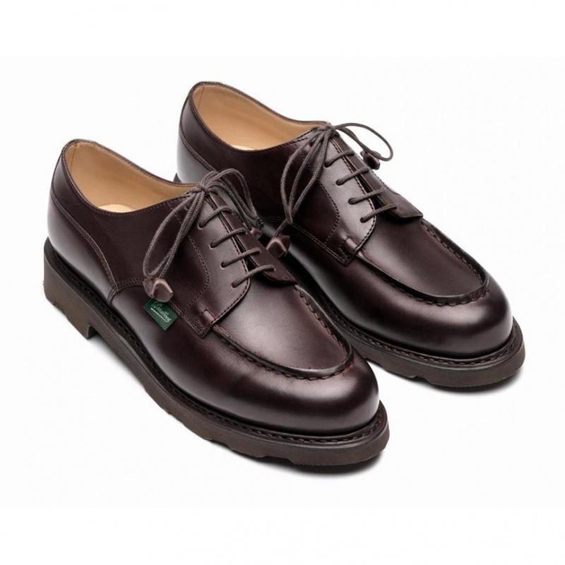 Paraboot Chambord Women's Derby Shoes Dark Brown | CANADA 57126O