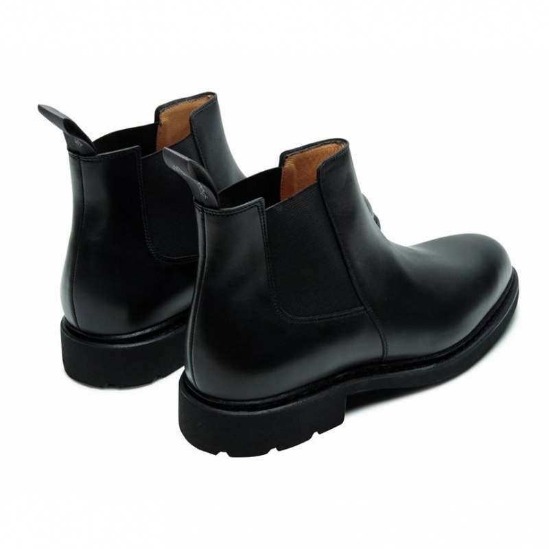 Paraboot Chamfort Men's Ankle Boots Black | CANADA 35168M