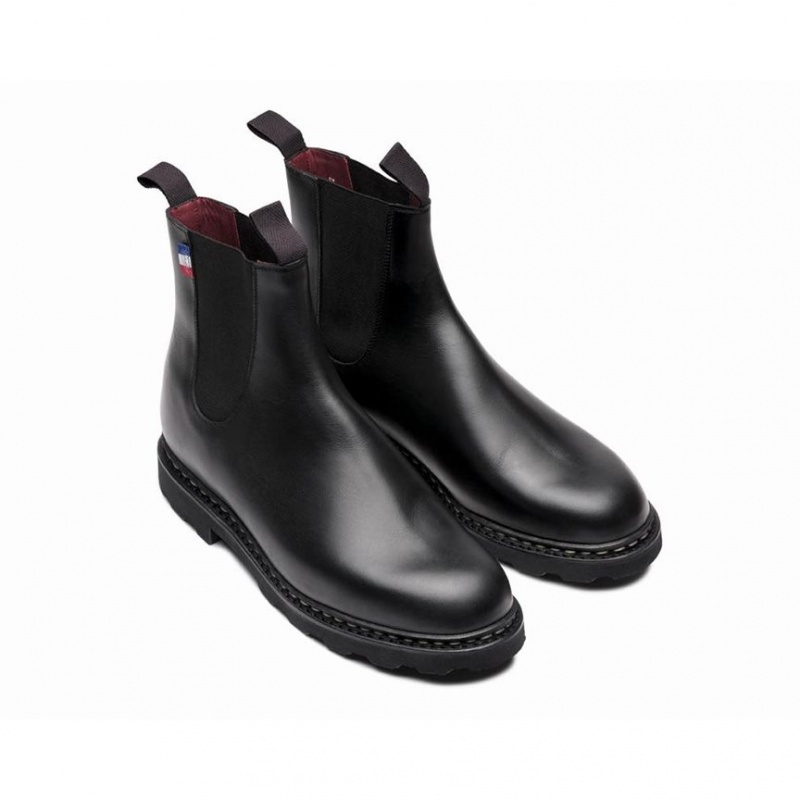 Paraboot Elevage Bbr Men's Ankle Boots Black | CANADA 34698D