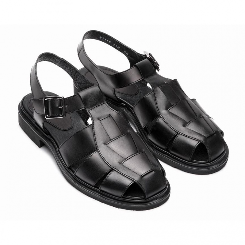 Paraboot Iberis Women's Sandals Black | CANADA 16832R