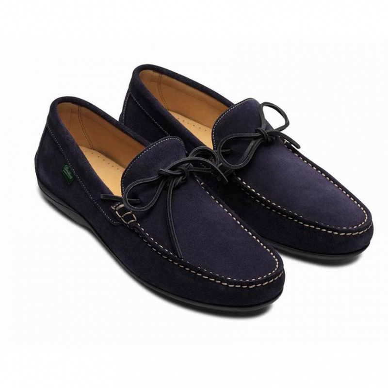 Paraboot Indiana Men's Loafers Blue | CANADA 64209P