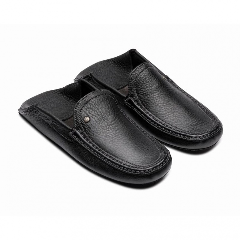 Paraboot Loft Men's Loafers Black | CANADA 78321A