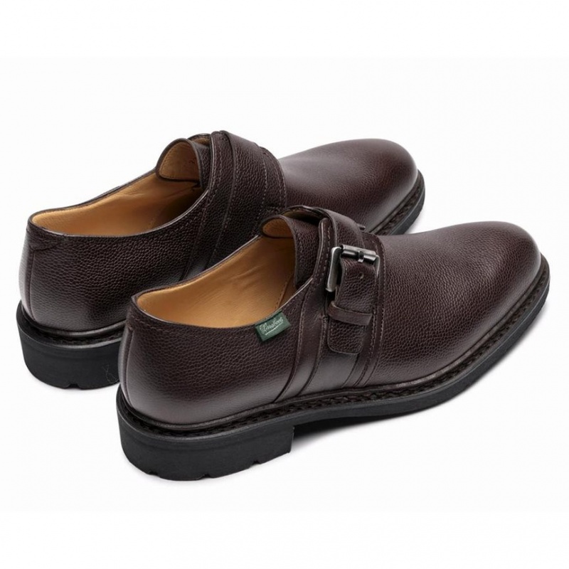 Paraboot Loty Men's Derby Shoes Dark Brown | CANADA 89620G