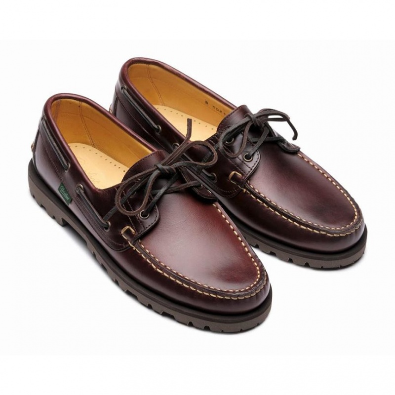 Paraboot Malo Men's Boat Shoes Dark Brown | CANADA 34752N