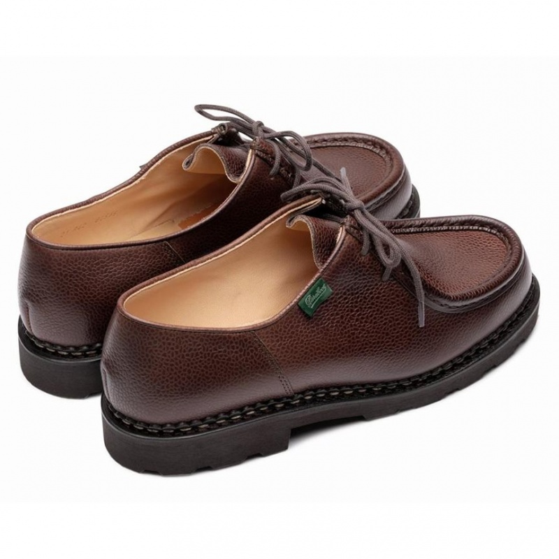 Paraboot Michael Men's Derby Shoes Dark Brown | CANADA 84567I